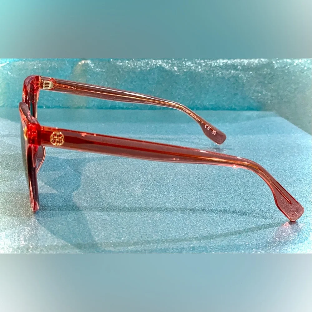 🔸NEW Tory Burch Sunglasses 🔸YY7203U 1990187 Orange Frames - Picture 6 of 10